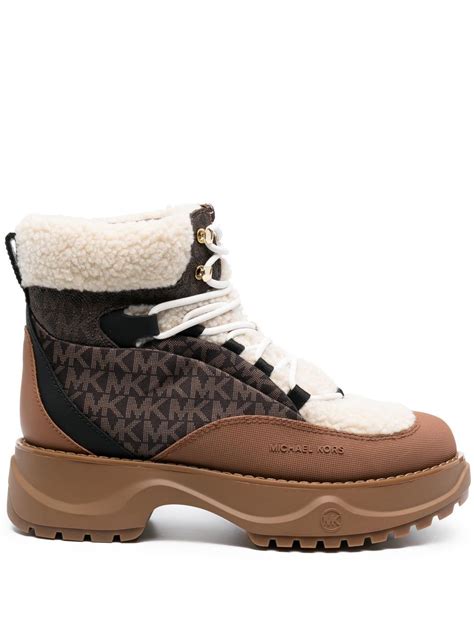 michael kors platform booties|Michael Kors hiking boots.